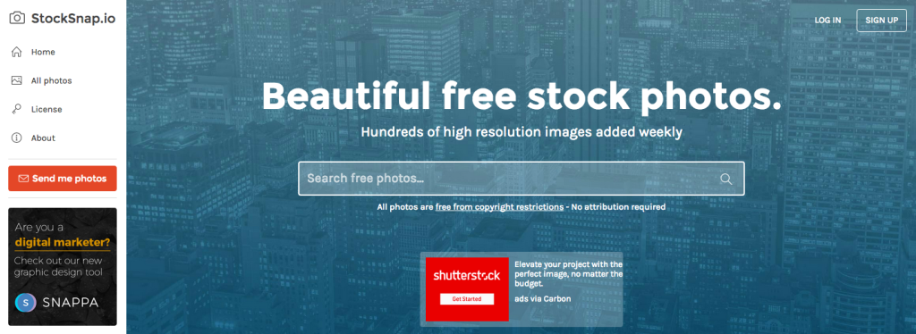 Free sources for beautiful stock images